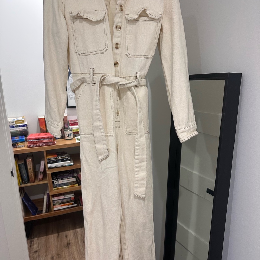 By Together Cream Jumpsuit